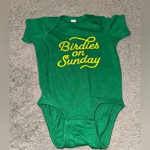Golf 'Birdies on Sunday' Onesie 12mo